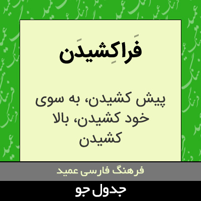 تصویری از فراکشیدن