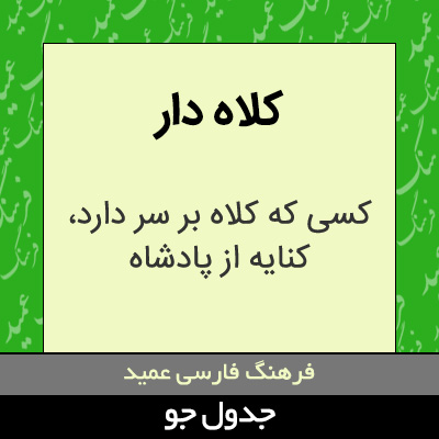 تصویری از کلاه دار