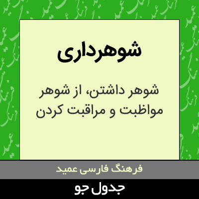 تصویری از شوهرداری