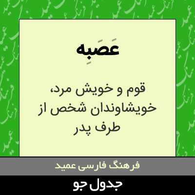 تصویری از عصبه