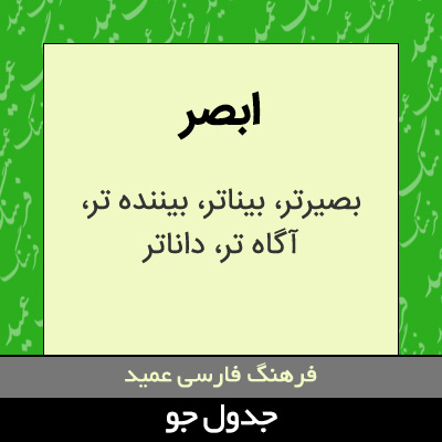 تصویری از ابصر