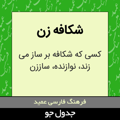 تصویری از شکافه زن