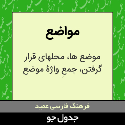 تصویری از مواضع