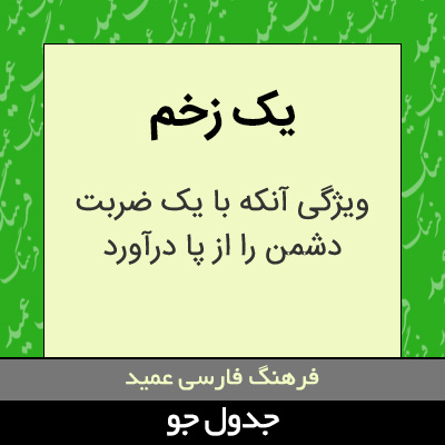 تصویری از یک زخم