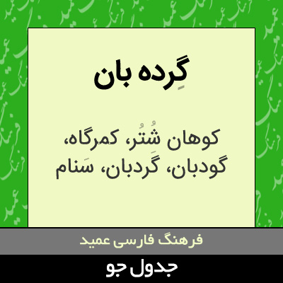 تصویری از گرده بان