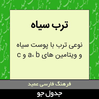 تصویری از ترب سیاه