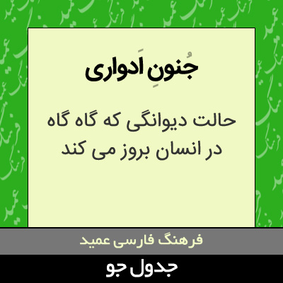 تصویری از جنون ادواری