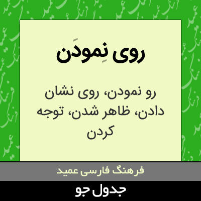 تصویری از روی نمودن