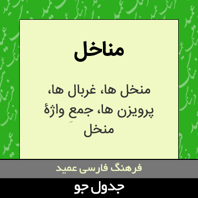 تصویری از مناخل