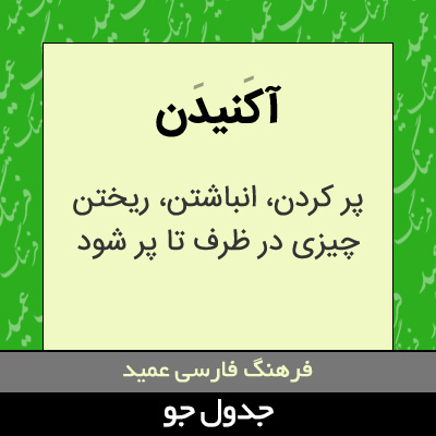 تصویری از آکنیدن