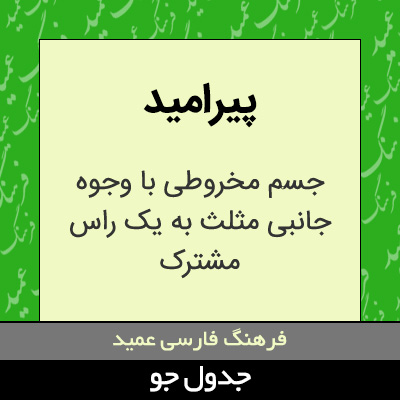 تصویری از پیرامید