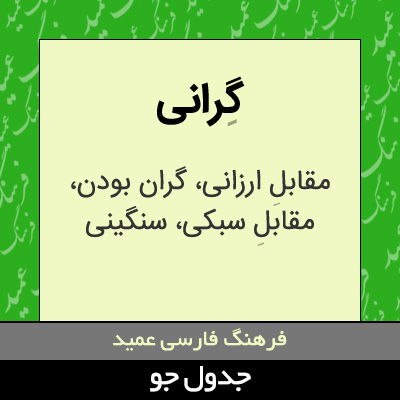 تصویری از گرانی