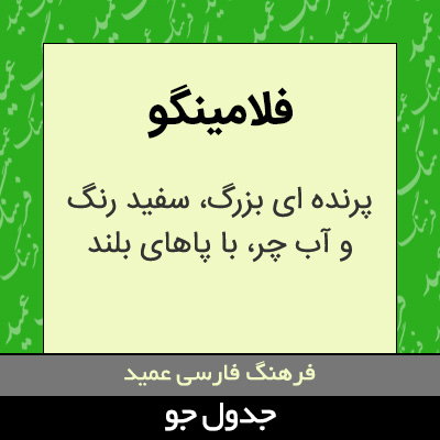 تصویری از فلامینگو