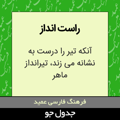 تصویری از راست انداز