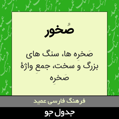 تصویری از صخور