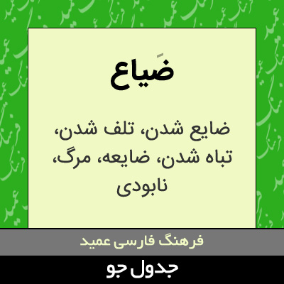 تصویری از ضیاع