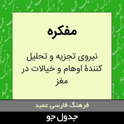 تصویری از مفکره