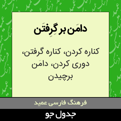 تصویری از دامن بر گرفتن