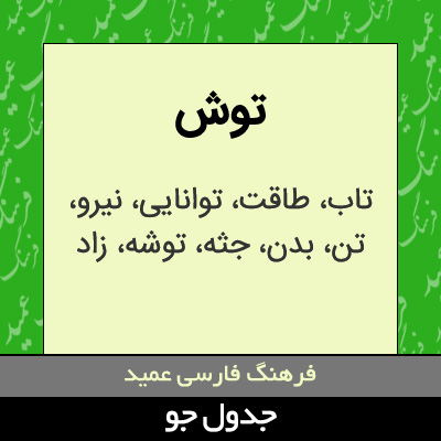 تصویری از توش