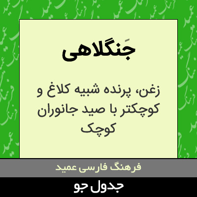 تصویری از جنگلاهی