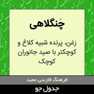 تصویری از چنگلاهی