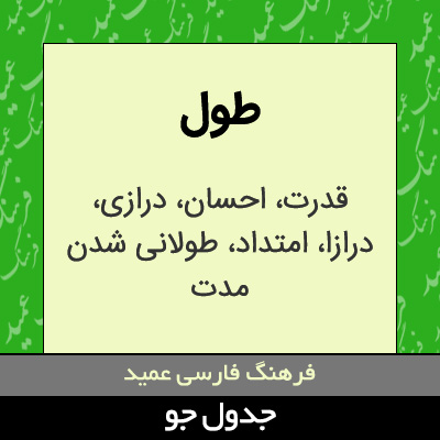 تصویری از طول