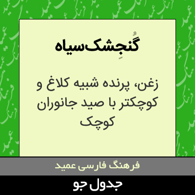 تصویری از گنجشک سیاه