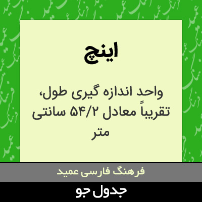 تصویری از اینچ