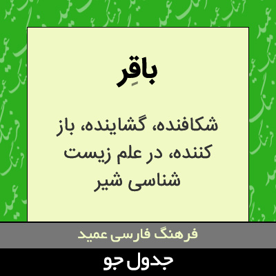 تصویری از باقر