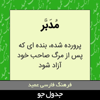 تصویری از مدبر