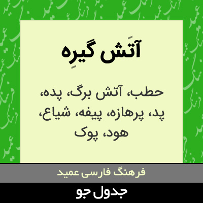 تصویری از آتش گیره