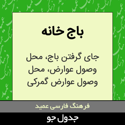 تصویری از باج خانه