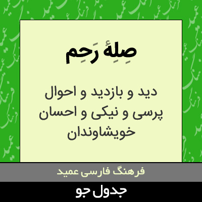 تصویری از صله رحم