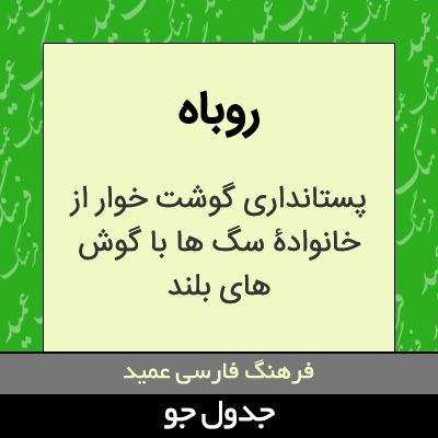 تصویری از روباه