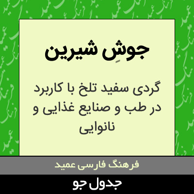 تصویری از جوش شیرین