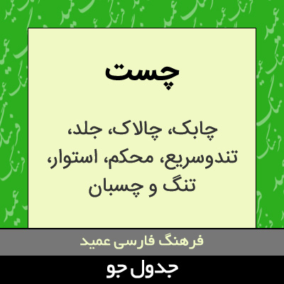 تصویری از چست