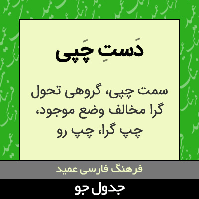 تصویری از دست چپی