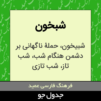 تصویری از شبخون