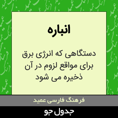 تصویری از انباره