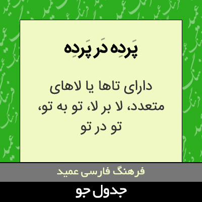 تصویری از پرده در پرده