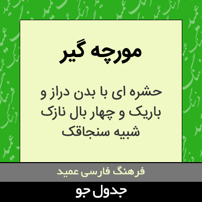 تصویری از مورچه گیر