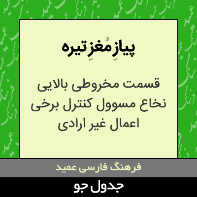 تصویری از پیاز مغز تیره