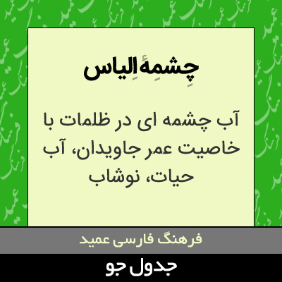 تصویری از چشمه الیاس