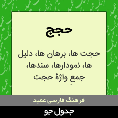 تصویری از حجج