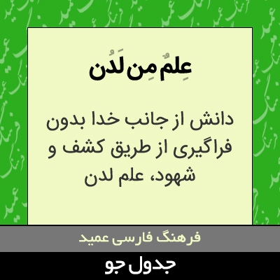 تصویری از علم من لدن