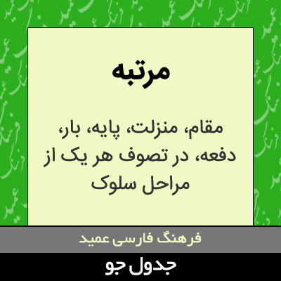 تصویری از مرتبه