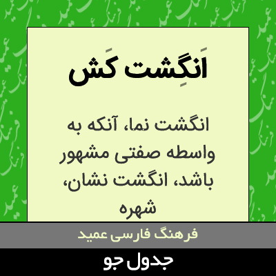 تصویری از انگشت کش