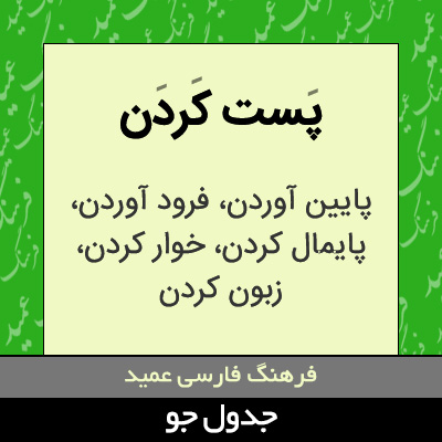 تصویری از پست کردن