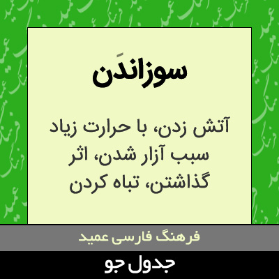 تصویری از سوزاندن