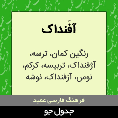 تصویری از آفنداک